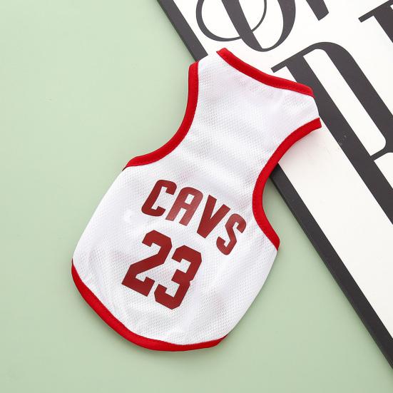 Pet Vest Round Neck Soft Comfortable Breathable Letter Print Summer Pet Cat Dog Sleeveless Clothes Daily Wear