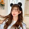 Cute Hair Hoop Plush Ear Bear Hairband Headgear Headdress  Wedding Party Stage