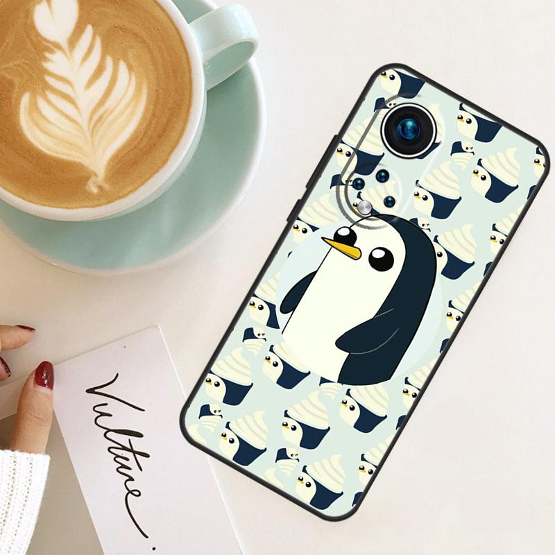 Cartoon Penguin For Honor Magic 8 Pro 7 6 5 Lite Case For Honor 400 200 50 70 90 X8c X9a X9b X9c X9d Win RT