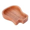 Wooden Guitar Pick Box Mahogany Guitar Shape Picks Case Musical Instrument Accessories