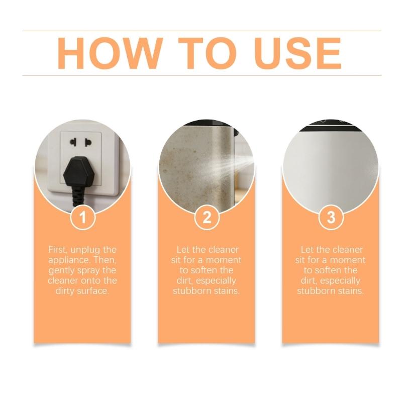 Kitchen Appliances Countertops Cleaner Degreaser Agent for Stubborn Grease Kitchen Convenient Oil Stain Cleaner