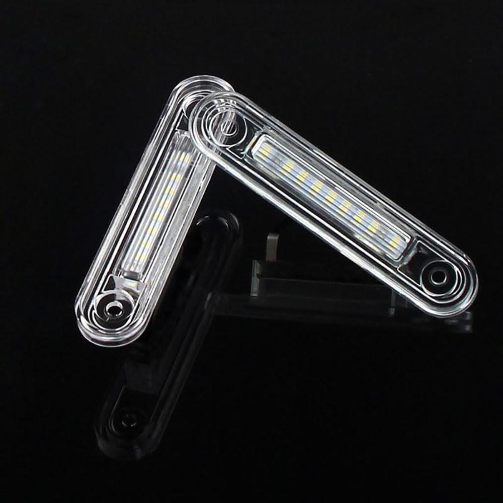 1Pair LED License Plate Light A1248200256 for Mercedes-Benz W124 W201 W202