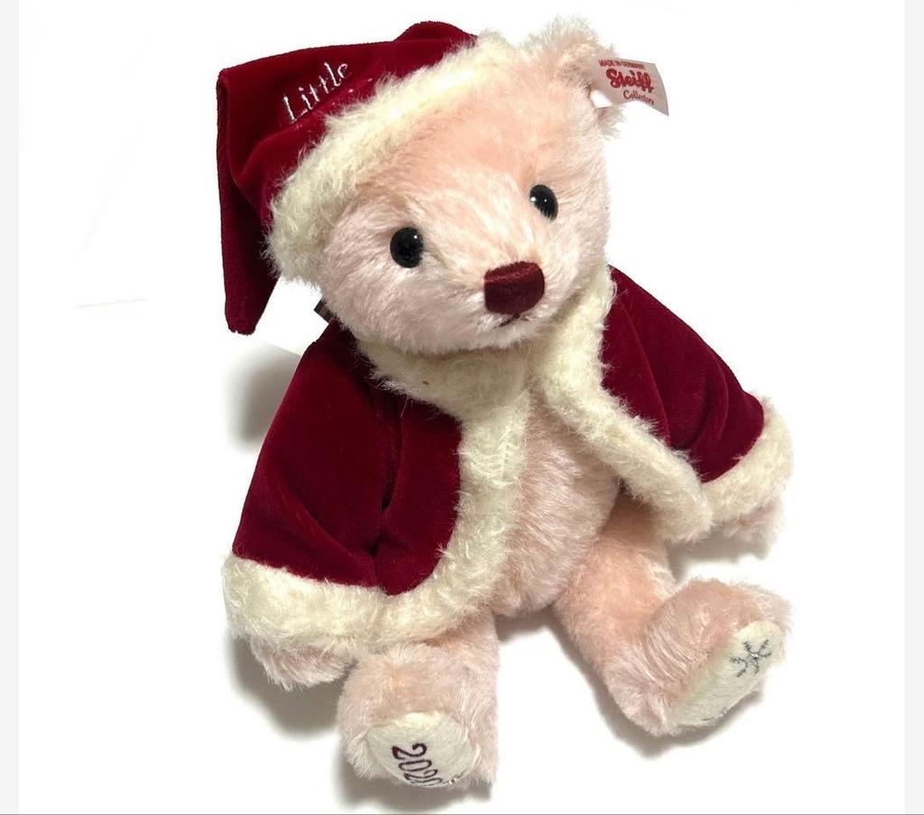 [USED] Final Price Reduction: Steiff Little Santa 2020 Teddy Bear Plush Toy