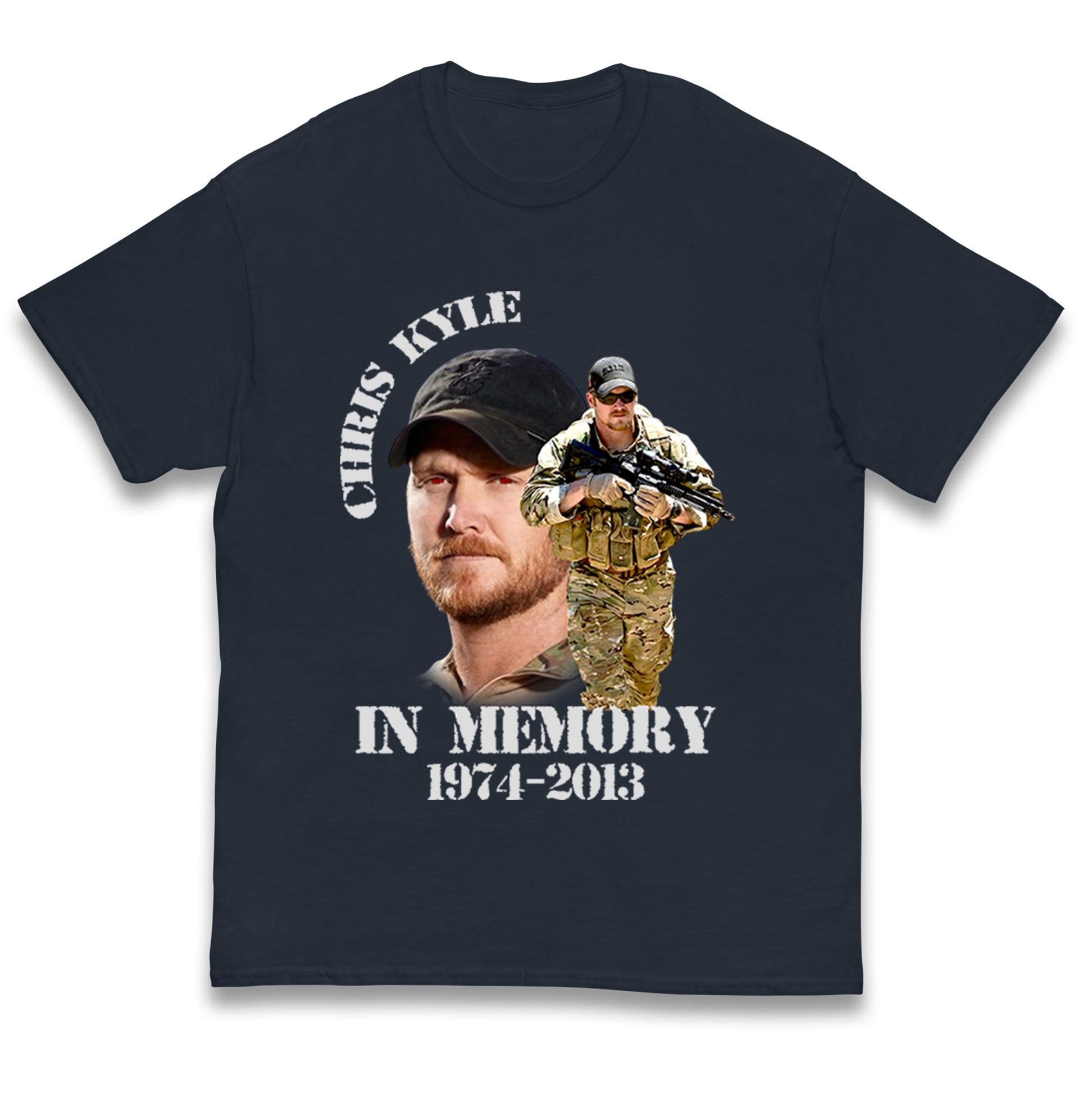 Chris Kyle In Memory 1974-2013 Kids T Shirt 110