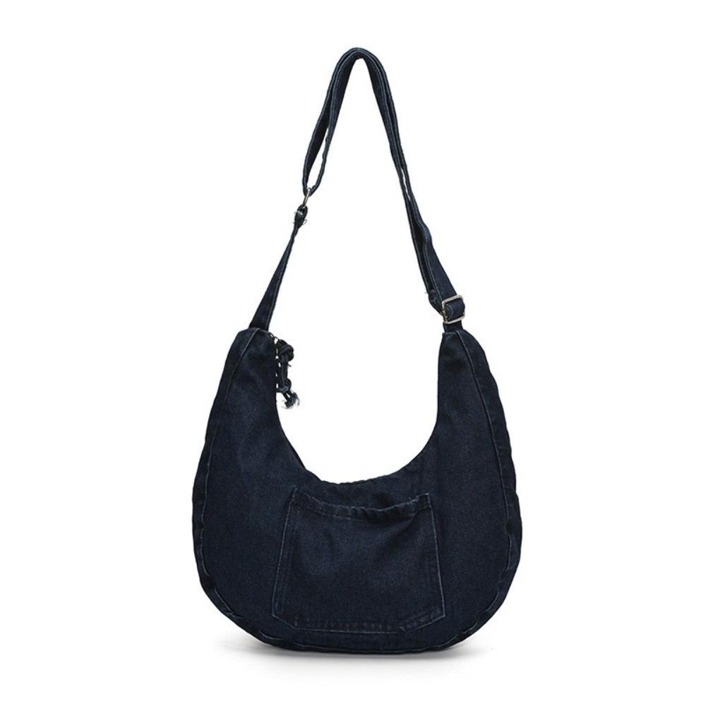 Versatile Denim Shoulder Bag Vintage Satchel Bags Casual Cross Body Bag  Girls