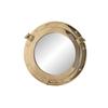 DKD Home Decor-DKD Home Decor Golden Brass Window Wall Mirror (29x5x29cm)