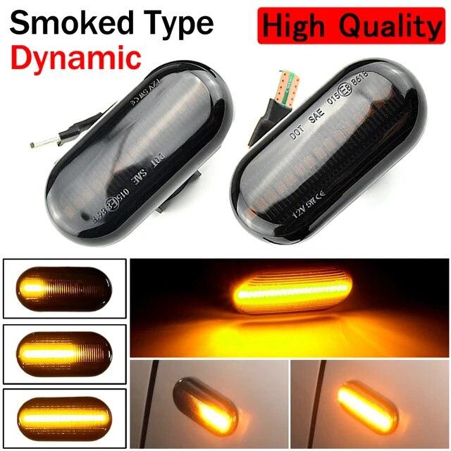 For Renault Clio 1 2 KANGOO MEGANE ESPACE TWINGO MASTER Led Dynamic Side Marker Turn Signal Light for Nissan Opel Smart FORTWO