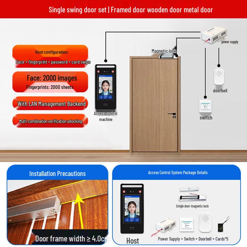 Yoku Dynamic Face Fingerprint Access Control System