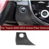 1PCS Carbon Fiber One-Click Startup Switch Cover Trim For Toyota Camry 2018-2023