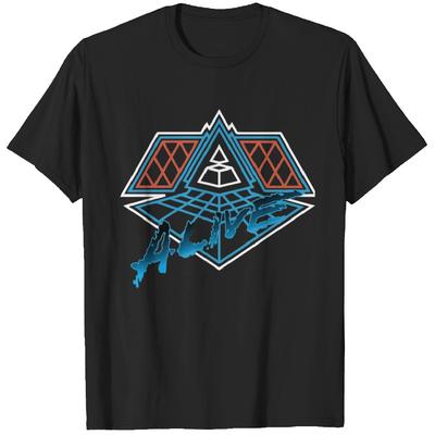 Merchandising Daft Punk Alive 2007. Magliette T-shirt Peso Massimo Uomo - Blac