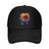 Sunflower Printed Baseball Cap Adjustable for Both Unisex And Women Perfect for Outdoor Activities R Mesh Baseball Cap