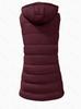 Women's Mid-Length Plus Size Solid Color Hooded Zipper Vest Jacket - Europe 2025 Collection