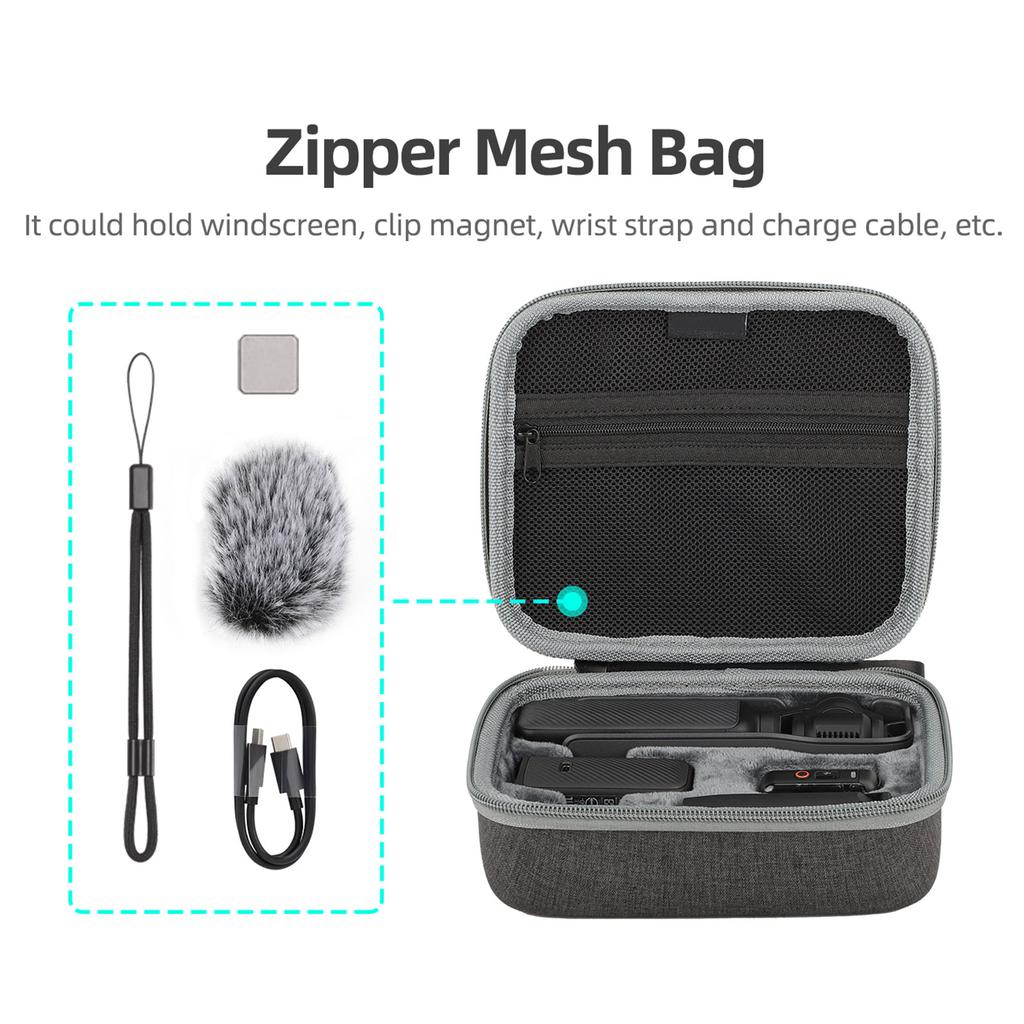 Tragbare Actionkamera-Tragetasche Wasserdichte und staubdichte harte Aufbewahrungstasche für DJI Osmo Pocket 3 Zubehör
