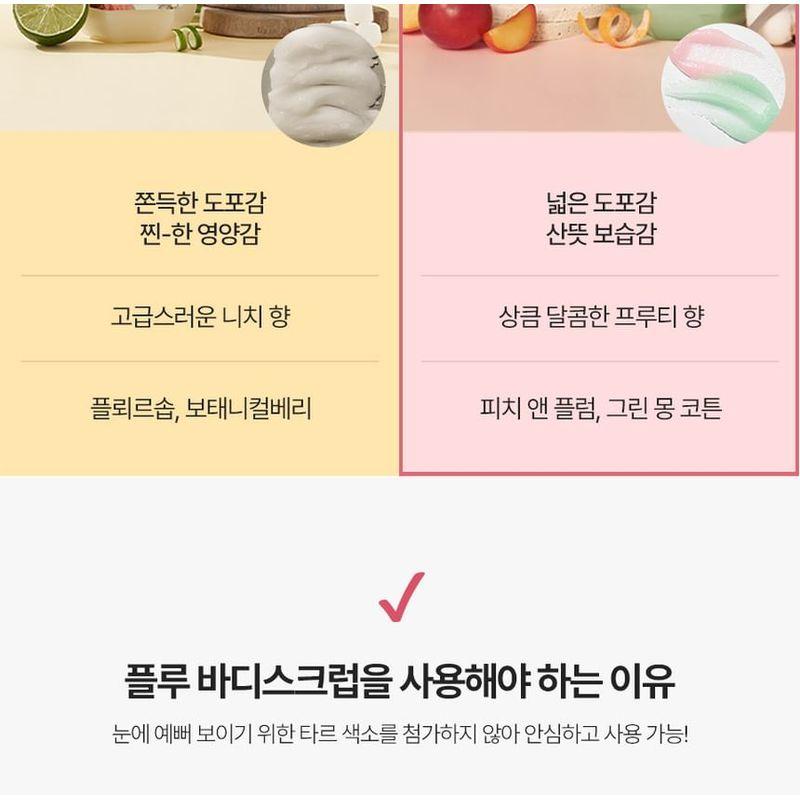 plu - Perfumed Fruity Sugar Body Scrub - 2 Types