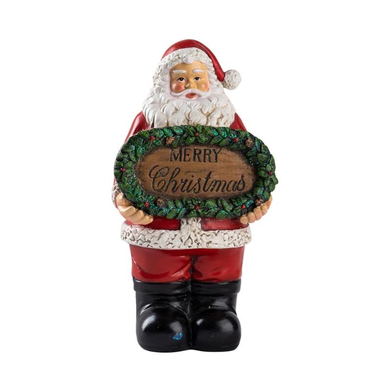 

Resin Santa Sign Christmas Decoration Holiday Party 1