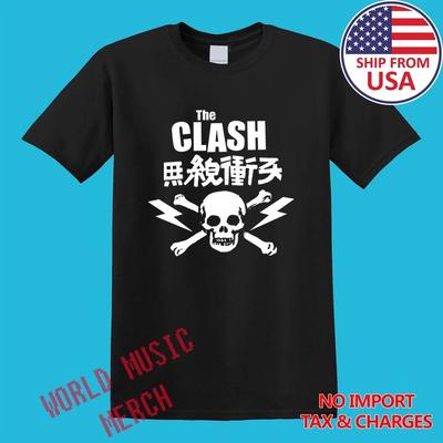 The Clash Skull Men's Black Size S-5XL