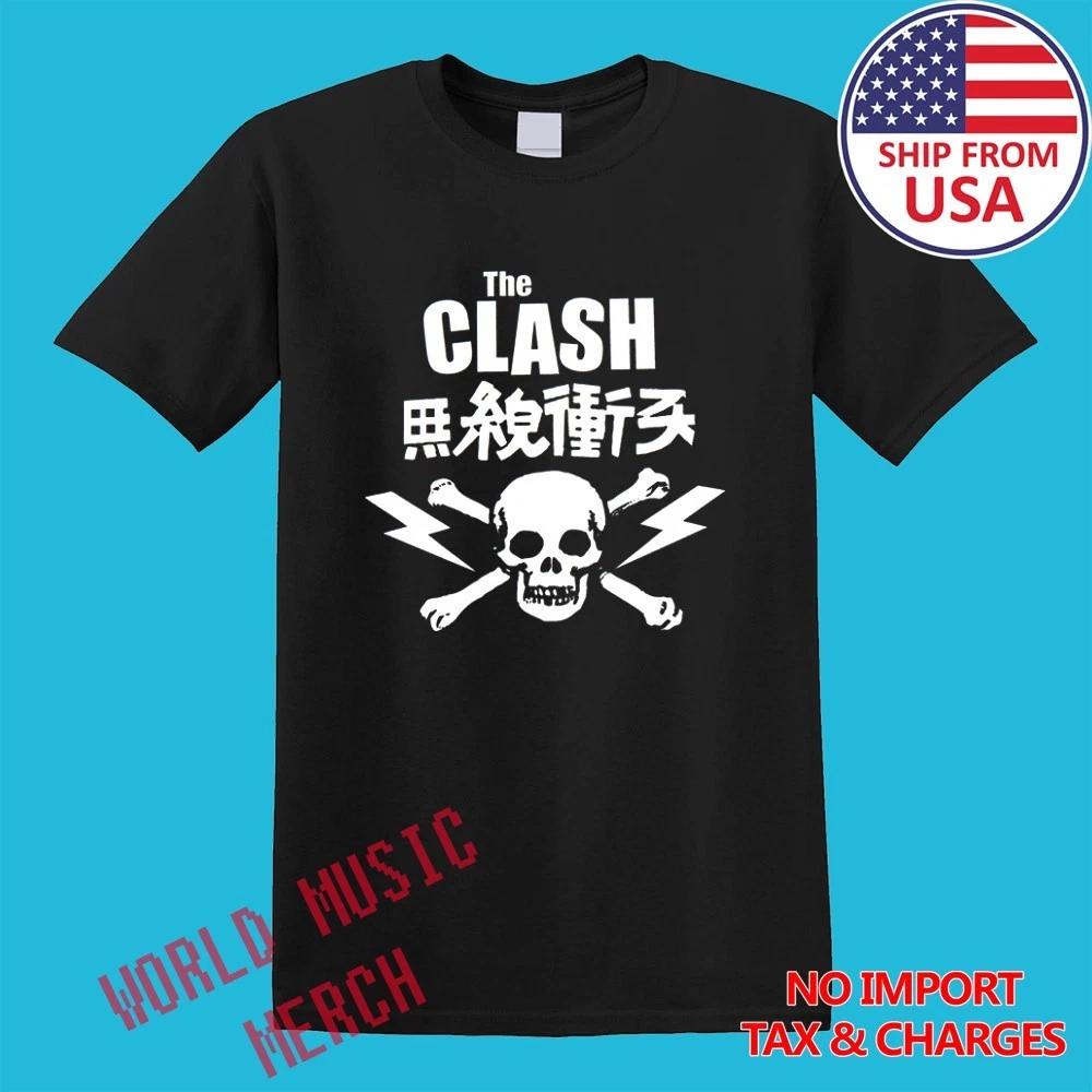 The Clash Skull Men s Black Size S-5XL M