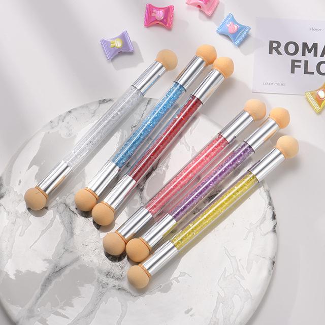 Nail Art Double-Ended Sponge Gradient Pen Set - Multifunctional Blending and Stippling Tools