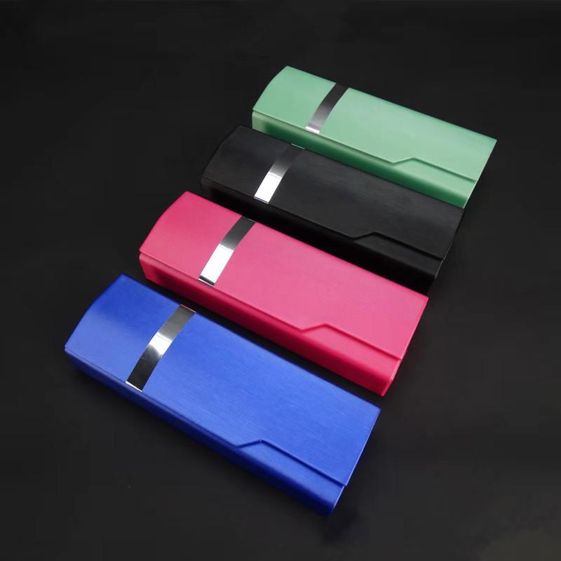 Handmade Brushed Iron Eyeglass Case for Myopia Glasses - Custom Print Available