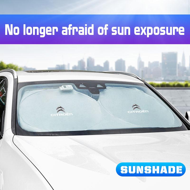 UV Protection Shield Car Window Sunshade Visor Windshield Cover For Citroen C1 DS3 C2 C3 Vts C4 Saxo C4L C5 C6 C8 Xsara C3-XR