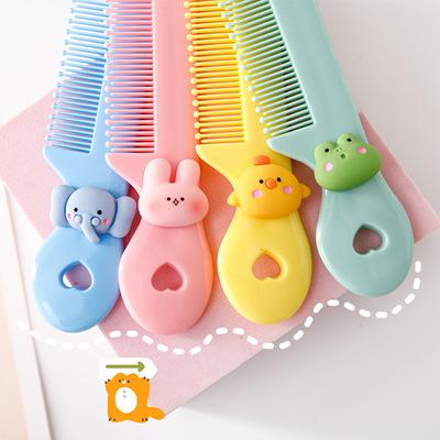 Peine de Pelo de Animal Flor de Dibujos Animados Bonito Peine de Bolsillo Mini Portátil
