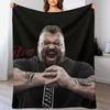 Eddie Hall  The Beast Throw Blanket Soft Bedroom Blanket for Night Sleeping
