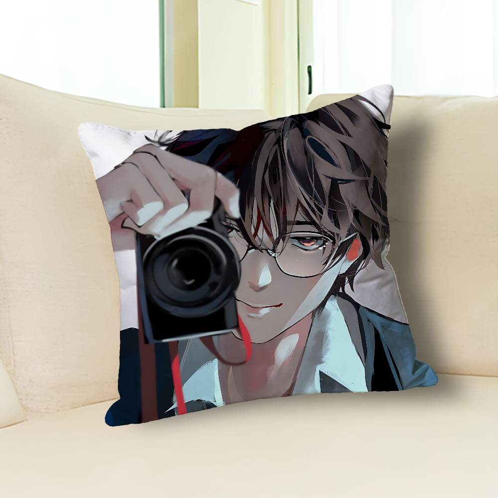 Manga L-Lost In The C-Cloud Various Sizes Square Pillow Case For Car Home Bedchamber Decor Custom Valentine gift