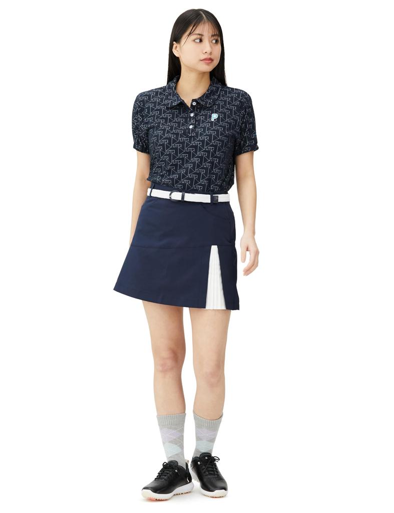 Golf Skirt GOLF Double Stretch Switching Mini Pleated Deep Navy [PUMA] Skirt/627726 Women's