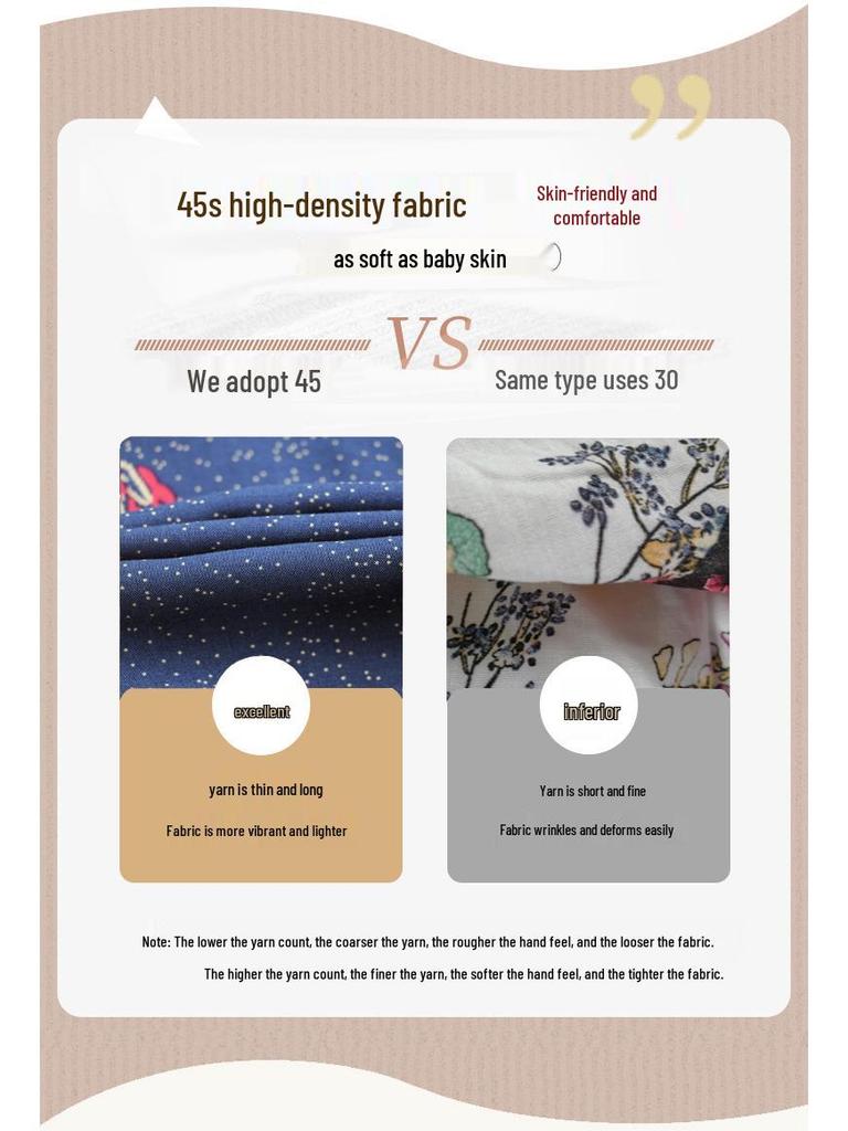 Women's Cotton Silk Short-Sleeve Pajama Set for Middle-Aged and Elderly