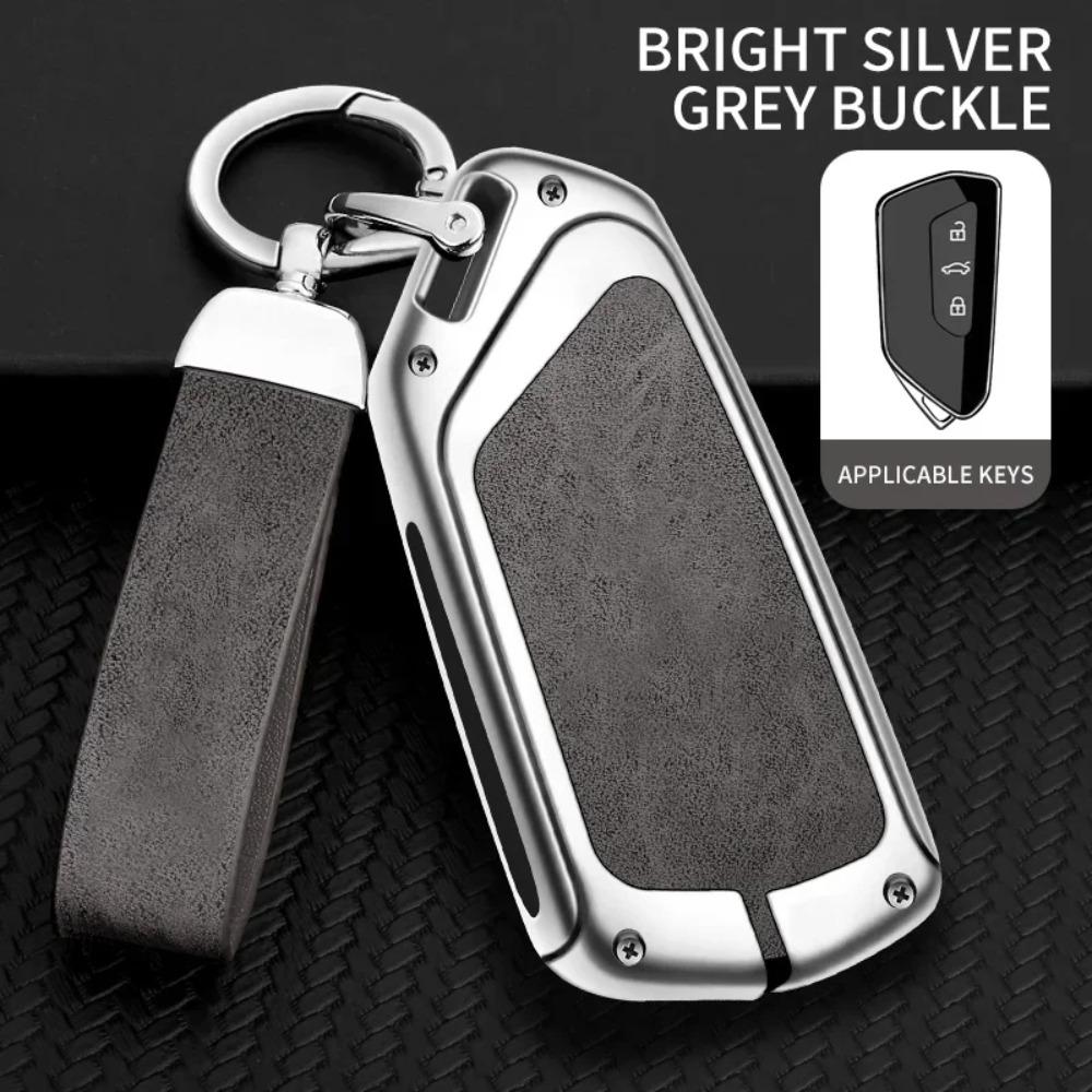 Zinklegierung Auto Schlüsselhülle Halter Schale für SEAT Ateca Leon FR 2 Ibiza Fernbedienung Schutz für Seat FR Schlüsselhülle Zubehör