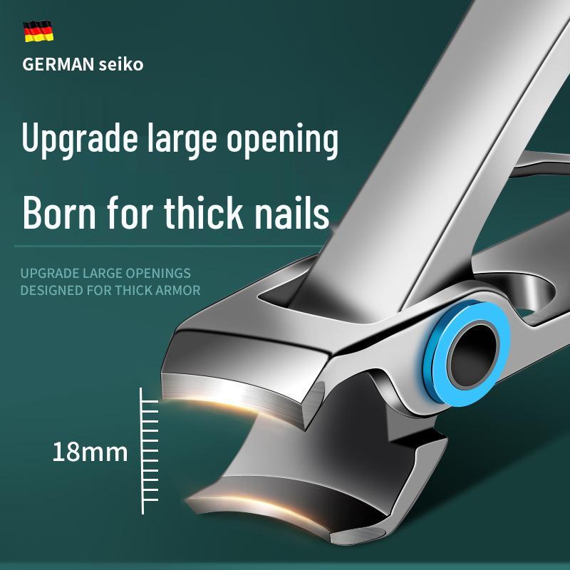 

High-End Portable Anti-Splash Nail Clippers with Large Opening