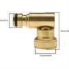 1PC Hose Reel Swivel Elbow Quick Connector for Hoselock Plug 3/4in Outdoor Garden Hose Faucet Adapter