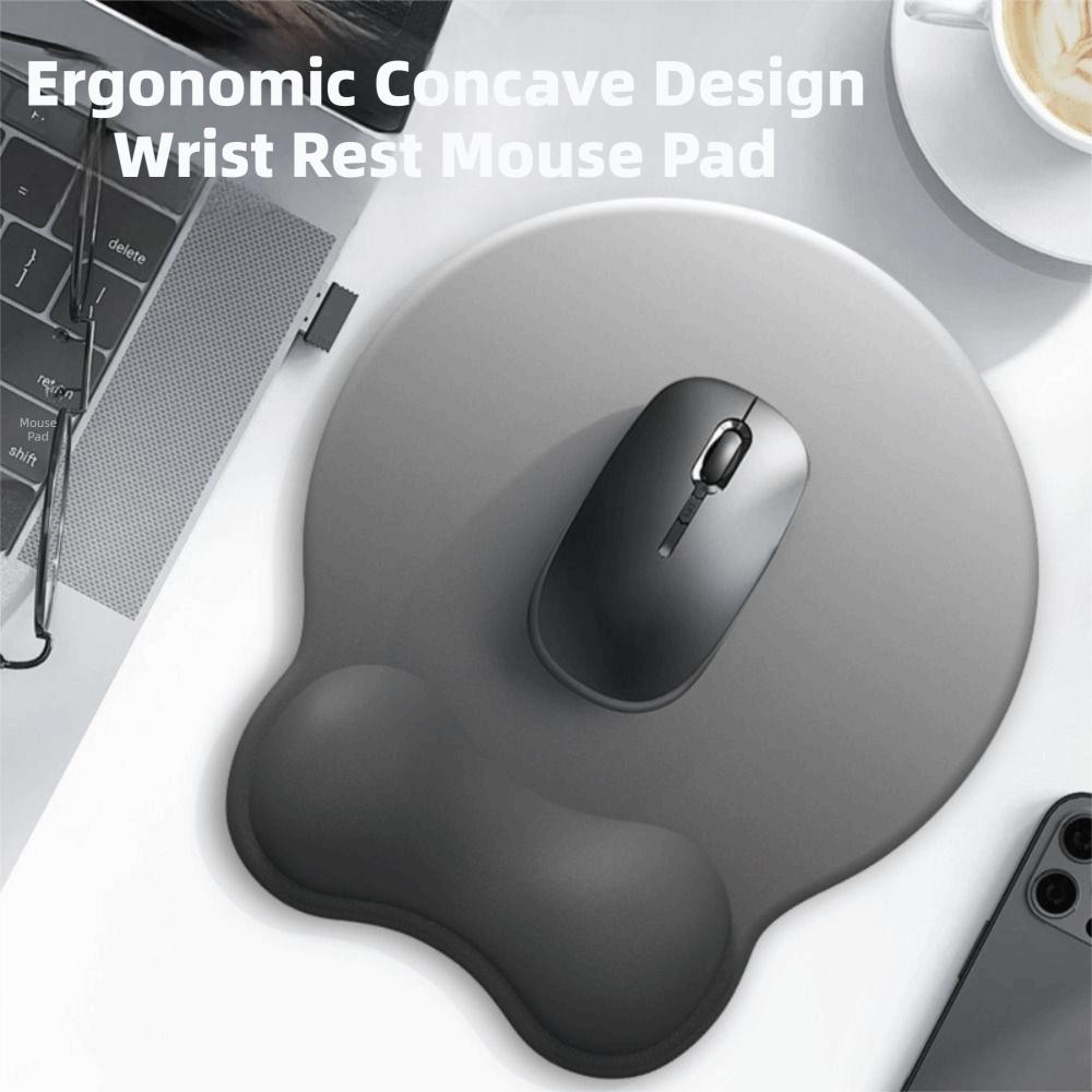 Silicone Comfortable Wrist Rest Non-Slip Desktop Wrist Support Ergonomic Mouse Pad  Office Use