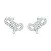 Lifelong Bow Sweet Butterfly Knot Earrings Women Earrings Silver 5492257