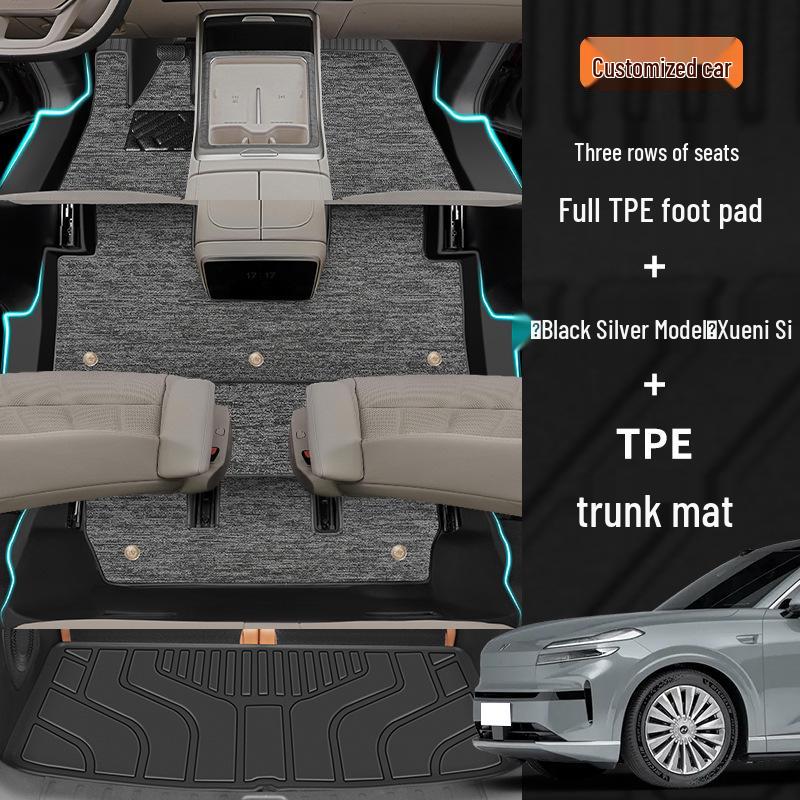 2025 Lydo L90 Special TPE Full Coverage Floor Mats for Six-Seven Seat Cars