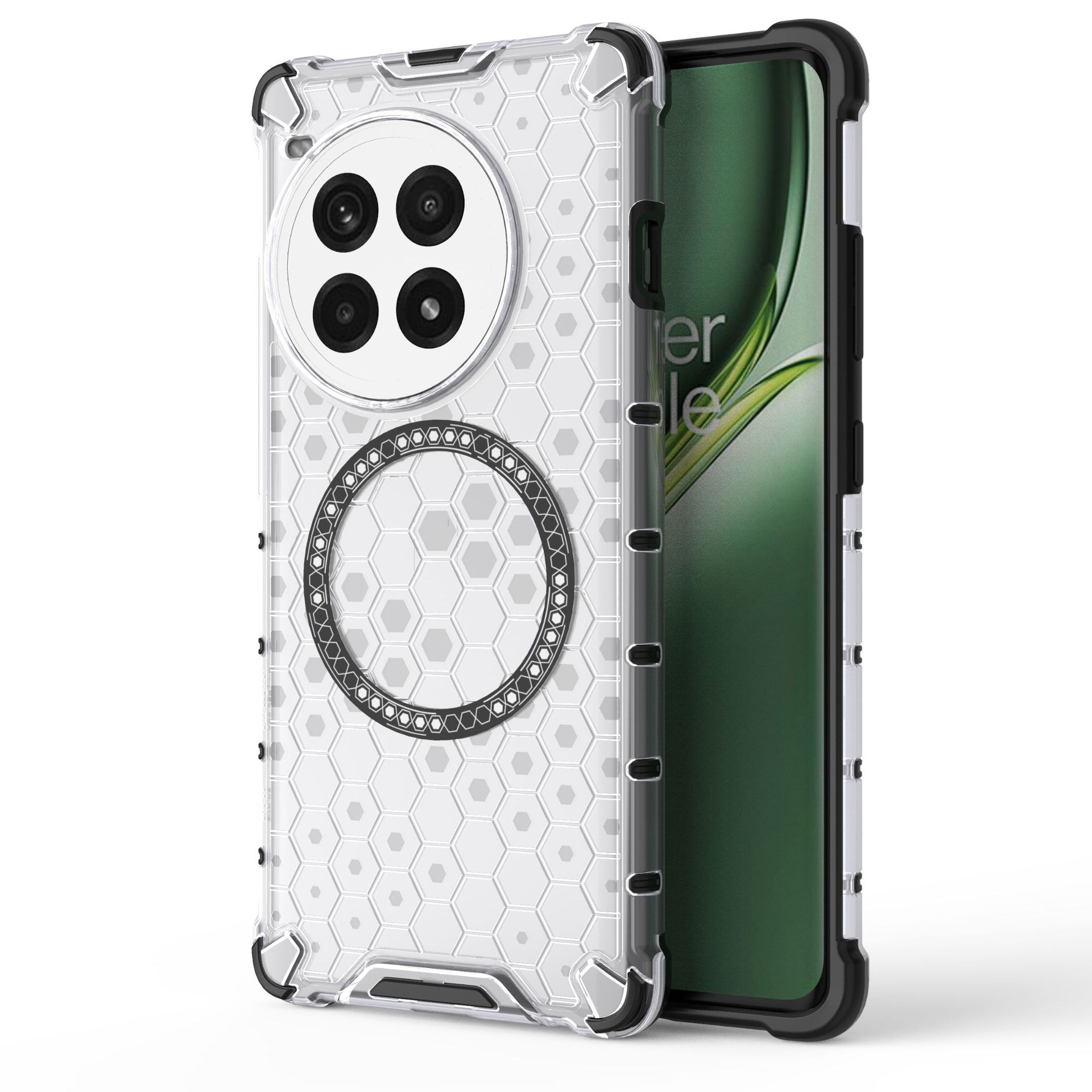 

Для Oneplus ACE 3 Pro 5G чехол для Magsafe Magnetic Full Protection Cover для One Plus ACE3 Pro 1+ACE3pro ударопрочный прозрачный бронированный TPU +PC чехлы oneplus ACE3 PRO 5G прозрачный