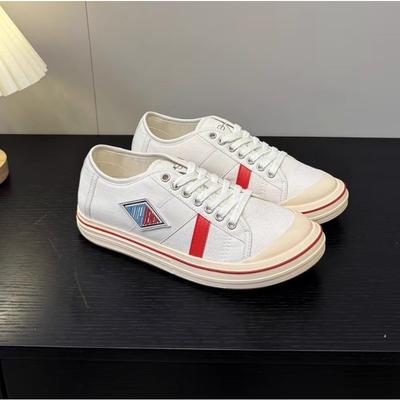 Autumn New Low-top Breathable Men and Women Couples Canvas Shoes Color Matching Board Shoes Versatile Platform Casual Sports Shoes
