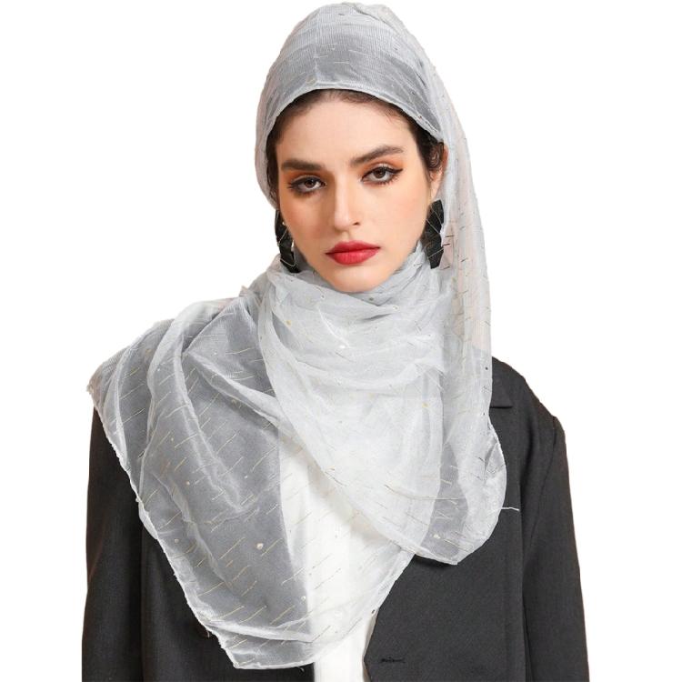 Fashionable Hijab Scarf Muslims Headscarf Turban Neck Wrap Rectangle Kerchief for Convenience and Comfortable Daily Use