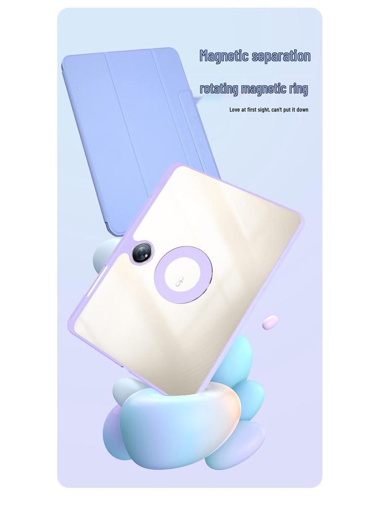 OPPO Pad 4 Pro/Pad 3 Air 2 Magnetic Anti-Bend 12.1" Leather Case