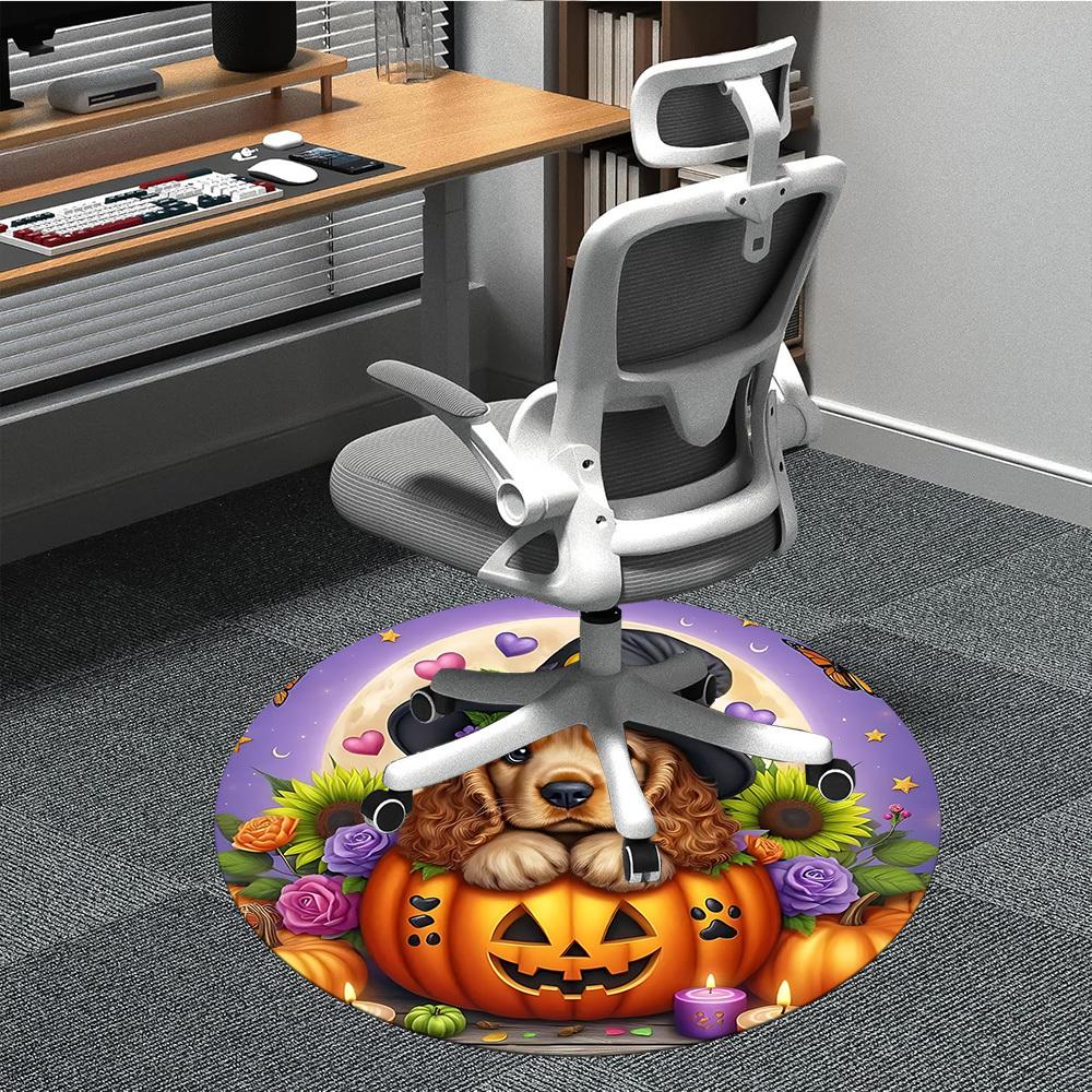 

1pc Halloween Pumpkin Dog Chair Carpet for Office, Soft Flannel Throw Mat, Perfect for Office,Holiday Party Decoration Choice yy251113196 80cm by 80cm