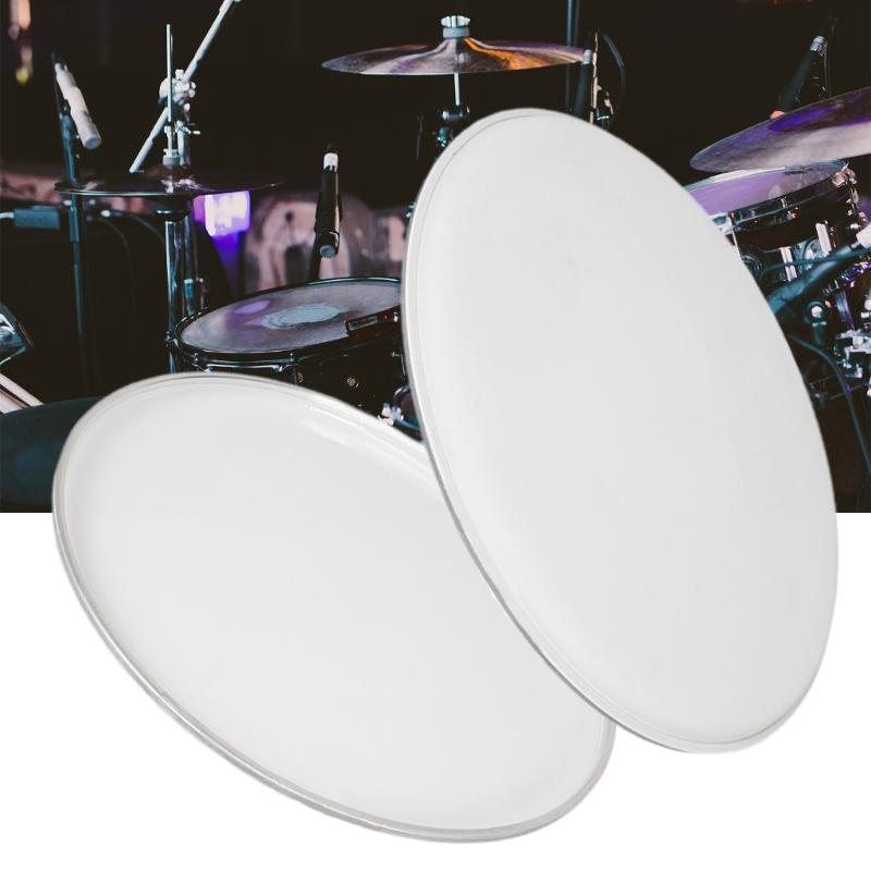 13 Inch/14 Inch White Polyester Film Drum Skin Replacements Thick Polyester Film Drum Head Skin For Drum /Jazzes Drum