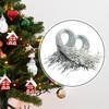 200 Pieces Christmas Ornament Hanger Ornament String Festive Precut String for Home Bookmarks Jewelry Craft Party Holiday