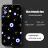 Blue Evil Eye Popular pattern Phone Case For iPhone 17 16 15 14 13 12 11 X XR XS 8 Plus Mini Pro Max Soft black Shockproof Cover