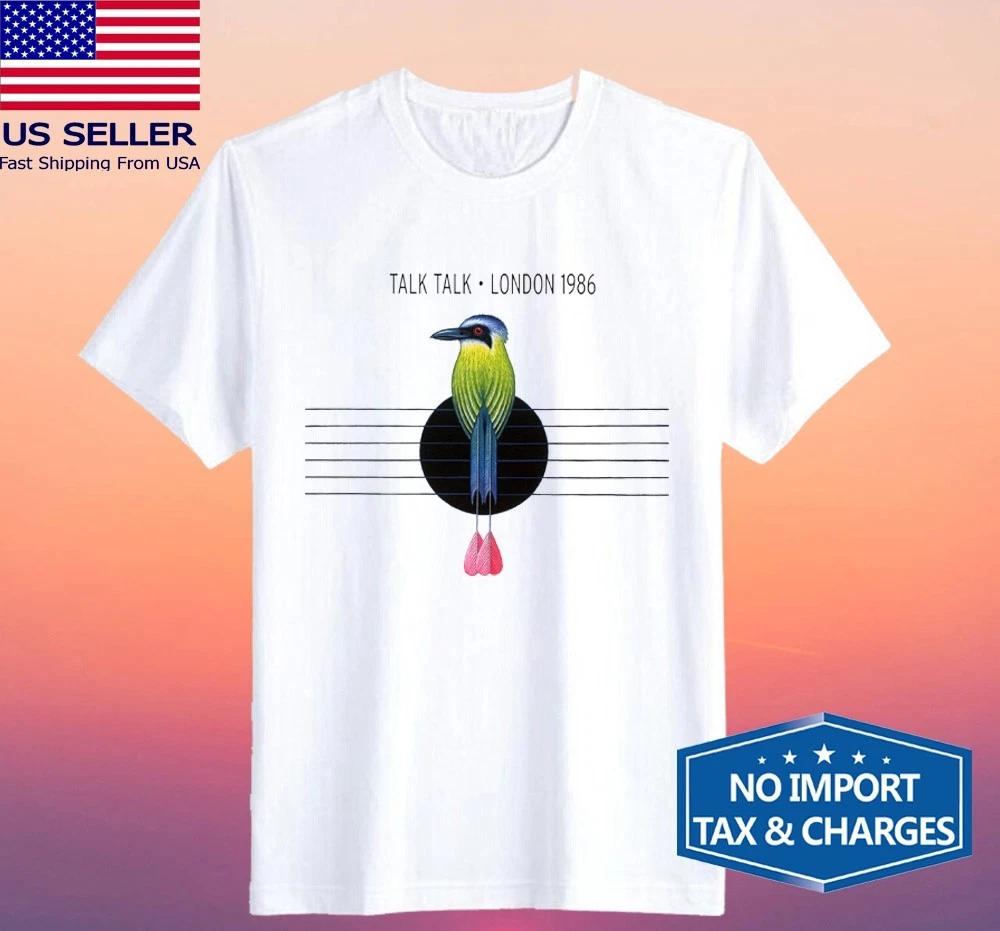 Talk Talk London 1986 Men s White Size S-5XL 3XL