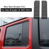 Car Window Glass Decor Strip Decals Cover Trim Kit For 2007-17 Jeep Wrangler JK