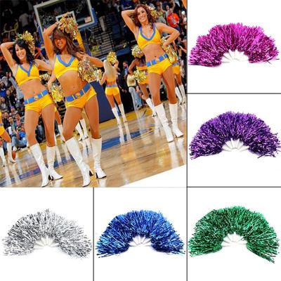 Cheerleader Pom Poms Waver Fancy Dress Costume Pompoms Dance Hen Party Accessory
