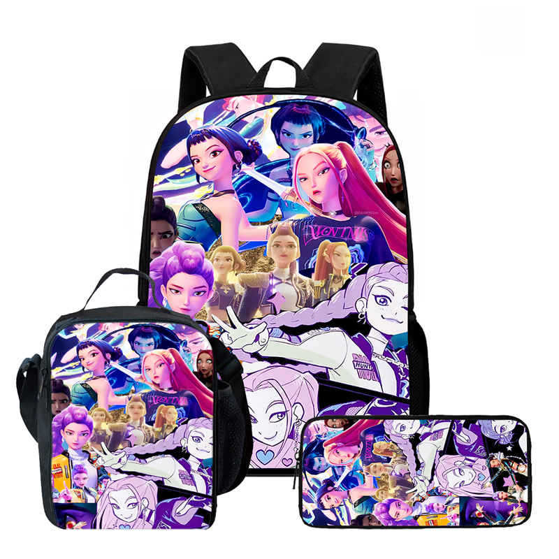 Kpop Witch Hunter Group Schoolbag High Definition Printing Casual Cross Border Light Backpack One Piece Hair