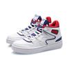 Li Ning Youth  Childrens Non-Slip Shock Absorbing Wear-Resistant Breathable Mid-Top Skate Shoes Kids Skate Shoes White Blue YKCQ292-5