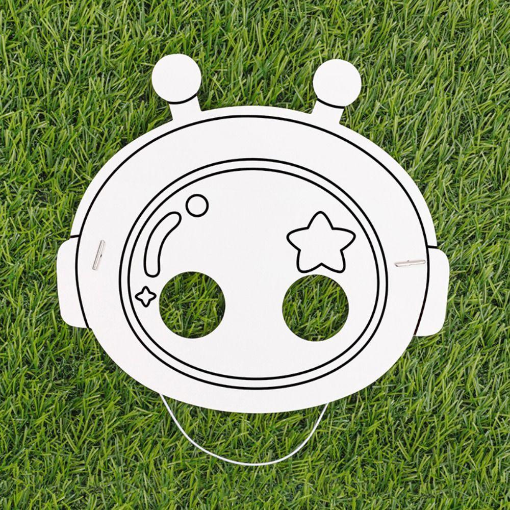 

Owl Graffiti Animal Mask Elephant Painting Panda Mask Puzzle DIY Color Filling Mask Toy Mask Ball D