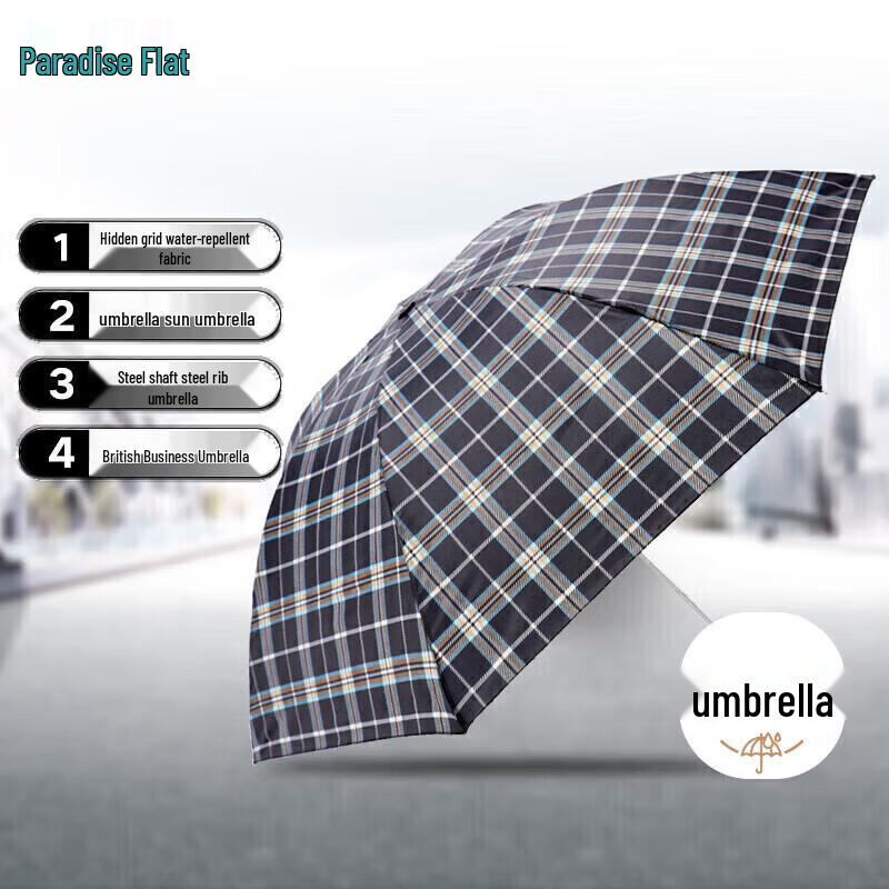 Paradise Unisex Tri-fold Windproof Business Umbrella